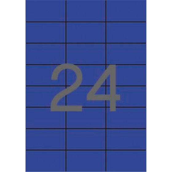 01592 etiqueta de impresora Azul