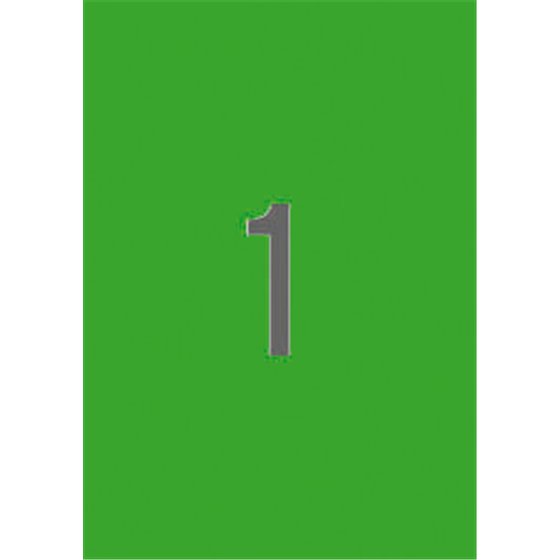 01602 etiqueta de impresora Verde