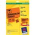 Labels Neon Red 210 x 297mm (20)