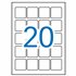 12847 etiqueta de impresora Blanco