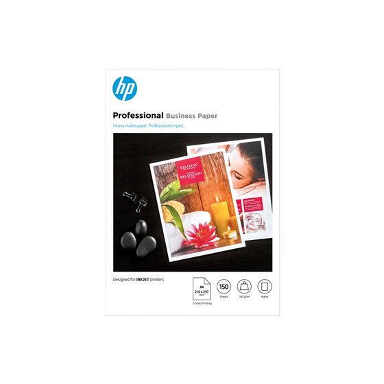 Papel para uso empresarial profesional , mate, 180 g/m2, A4 (210 x 297 mm), 150 hojas