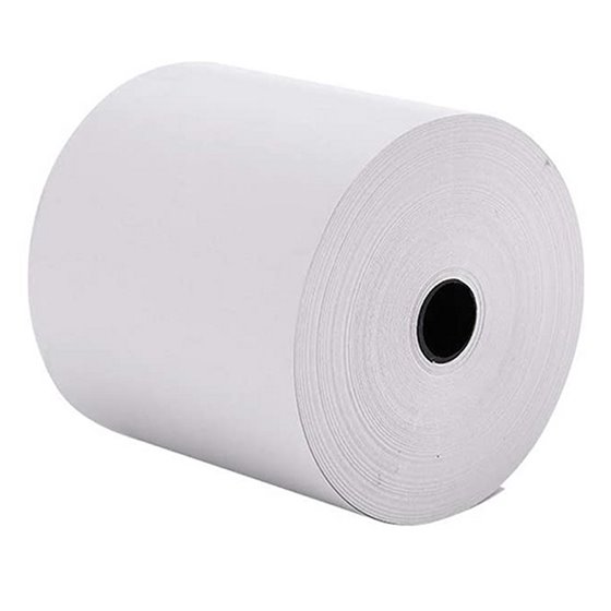 Pack 100 rollos papel térmico sin BPA 80x80mm
