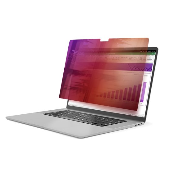 Filtro de Privacidad Dorado para MacBook Pro Serie M de 16in - con Privacidad Mejorada - Protector de Pantalla de Doble Cara - +