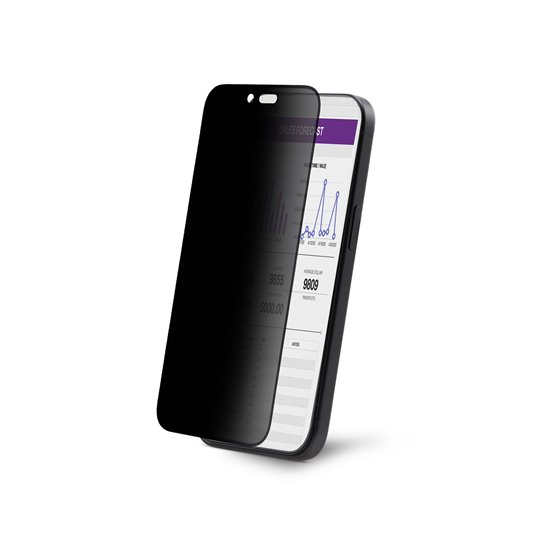 Filtro de Privacidad de 4 Vías y 360 para iPhone 16 Pro Max - Antiespía para iPhone - Horizontal y Vertical - Compatible con Tou