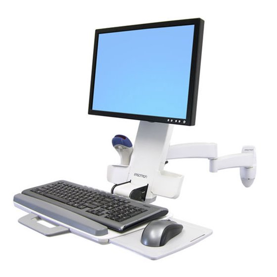 200 Series Combo Arm 61 cm (24") Blanco Pared