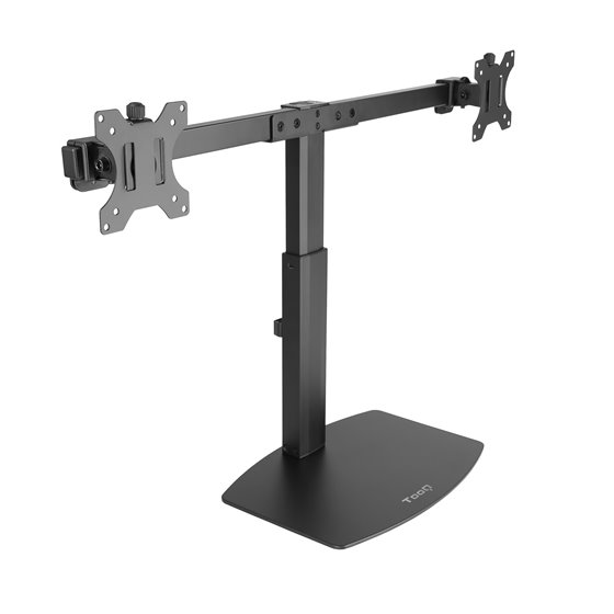 Soporte de mesa para 2 pantallas (monitor / plasma / LCD / LED) 17"-27"