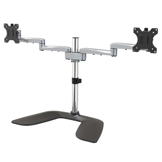 Soporte VESA de Escritorio para Dos Monitores - Soporte Ergonómico para Pantallas hasta 32" con Montaje VESA - Soporte Articulad
