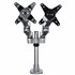 Brazo Articulado Prémium para Dos Monitores de hasta 27" (8Kg) - Soporte VESA de Altura Ajustable - Montaje Mordaza/Ojal en Escr