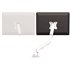 Eppa 9683801 soporte para monitor 99,1 cm (39") Escritorio Blanco