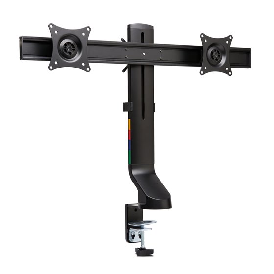 Brazo SmartFit de ahorro de espacio para dos monitores