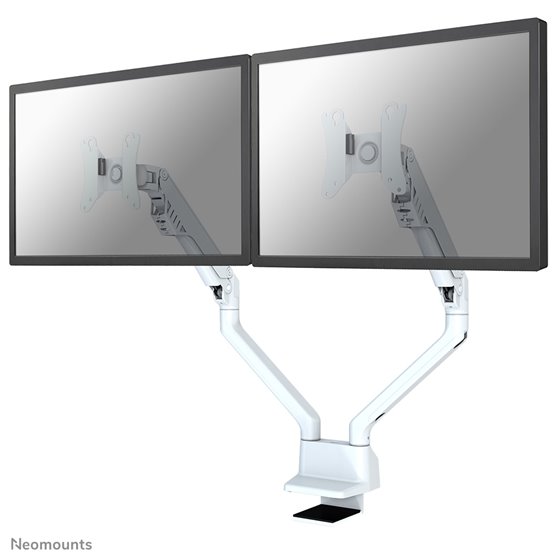 FPMA-D750DWHITE2 Brazo de monitor 10-32" - resorte de gas - Topfix - Tope-a-180°
