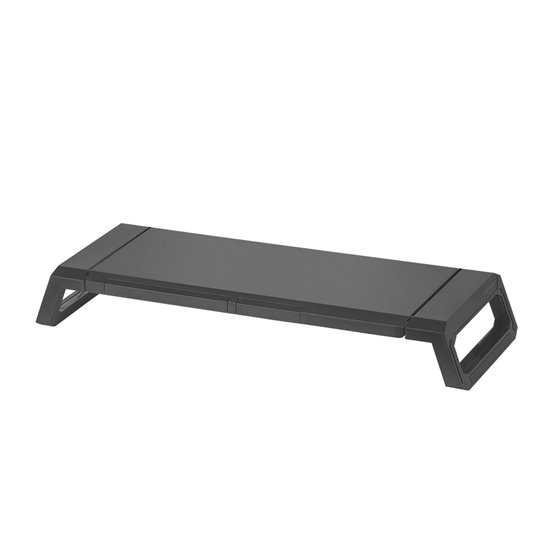 MGS-PRO, Soporte Ergonómico para Monitor, Soporte Profesional para Smartphone y Tablet, Ajustable 3 Tamaños, Cajón Multifunción,