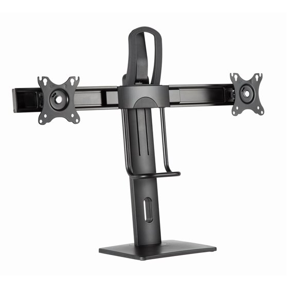 MS-D2-01 soporte para monitor 68,6 cm (27") Escritorio Negro
