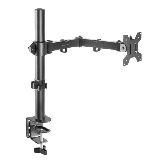 MARM1 Negro, Soporte de Monitor de Brazo para Pantallas Hasta 32”, Articulado y Regulable en Altura, Estructura Robusta, Compati