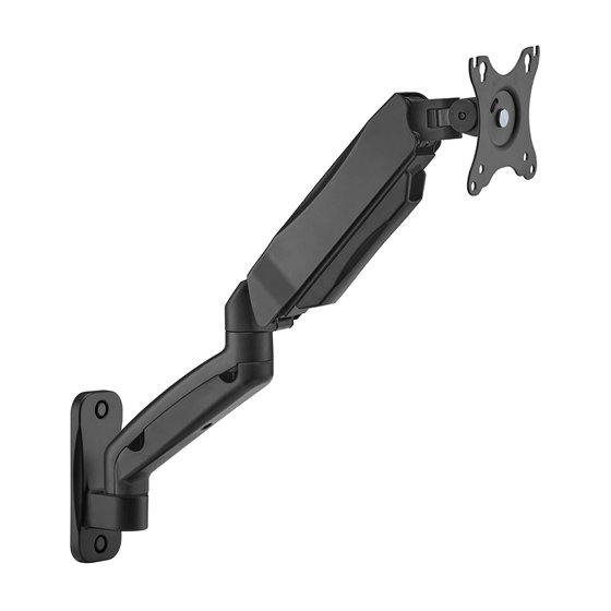 Soporte De Pared Pro Contrapeso Giratorio E Inclinable Para Monitor/tv 9kg (3 Pivotes, 1 Brazo) De 17-32, Negro