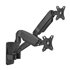 Soporte De Pared Pro Contrapeso Giratorio E Inclinable Para Monitor/tv 9kg (3 Pivotes, 2 Brazos) De 17-32, Negro
