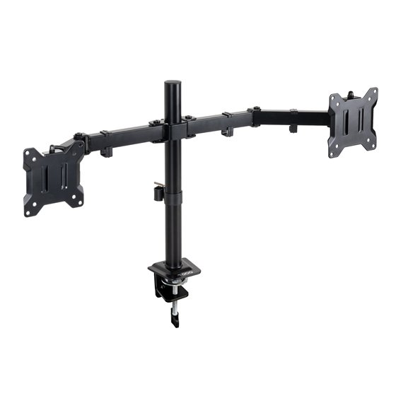 Soporte de Mesa para 2 Pantallas 17"-32", Color Negro