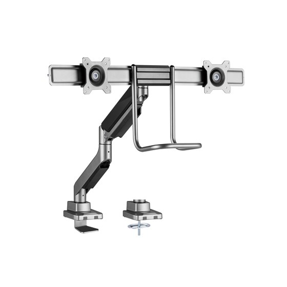 Soporte de sobremesa para dos monitores de 17"-32