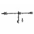 Soporte articulado de sobremesa para triple monitor de 17"-32