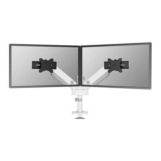 DS65S-950WH2 Brazo de monitor 24-34" - resorte de gas - Topfix - multi ajustable - Tope-a-180°
