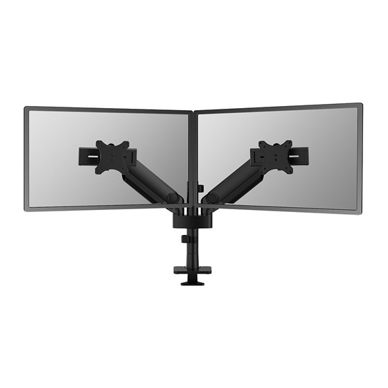 DS65S-950BL2 Brazo de monitor 24-34" - resorte de gas - Topfix - multi ajustable - Tope-a-180°