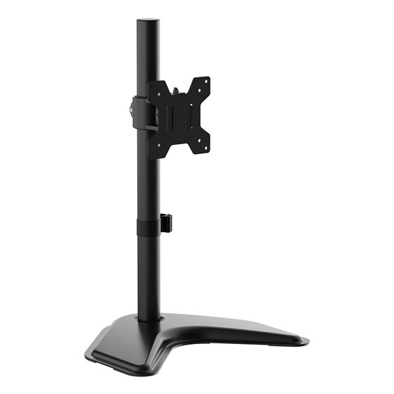 Soporte de mesa con peana eco giratorio e inclinable para monitor/TV 10kg de 17-32, Negro