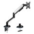 Soporte De Mesa RGB Gaming Contrapeso Giratorio E Inclinable Para Monitor/TV 9kg (3 Pivotes, 1 Brazo) De 17-32, Negro-Blanco