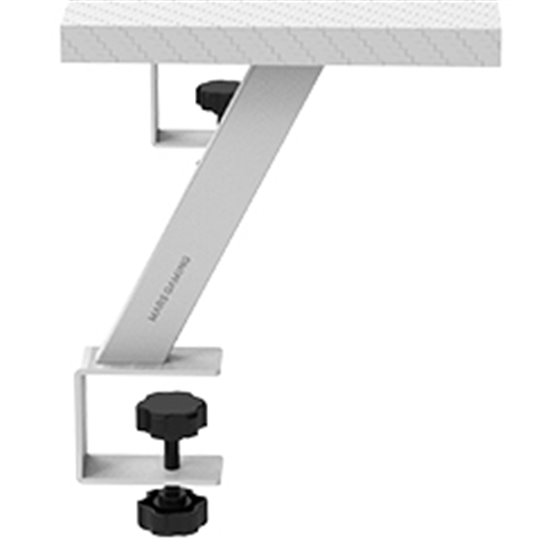 MGDS, Soporte Elevador Monitor, Eleva el Monitor 17cm, Soporte de Mesa Ergonómico en Acero, Tablero Fibra Carbono 60x20cm, Sopor