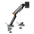 DT49TSRRGB-347 soporte para monitor 124,5 cm (49") Escritorio Negro, Gris