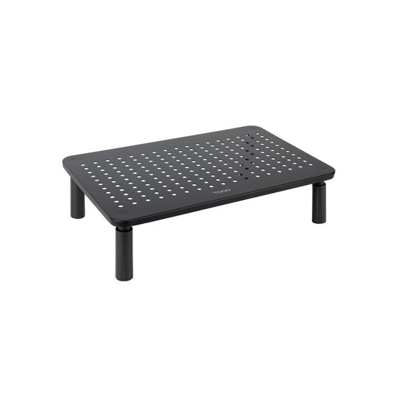 Soporte Elevador Multiusos para Monitor/Portátil, Negro