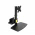 Soporte de mesa para pantallas 17”-27” con soporte integrado para CPU Ligera