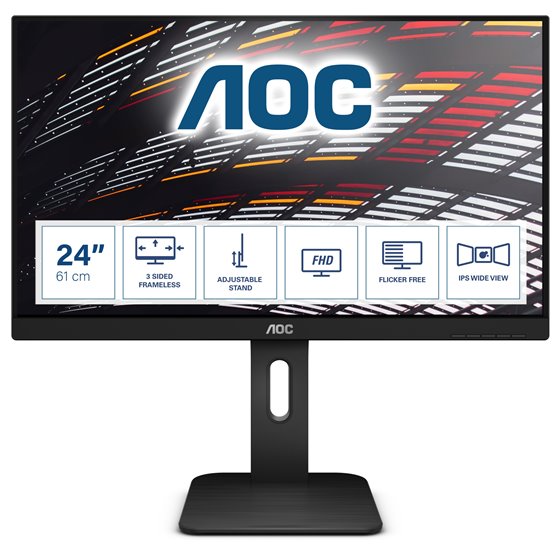P1 X24P1 pantalla para PC 61 cm (24") 1920 x 1200 Pixeles WUXGA LED Negro