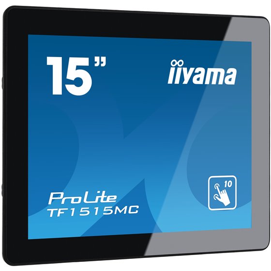 TF1515MC-B2 pantalla para PC 38,1 cm (15") 1024 x 768 Pixeles XGA LED Pantalla táctil Negro