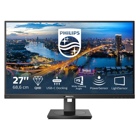 276B1/00 pantalla para PC 68,6 cm (27") 2560 x 1440 Pixeles Full HD LED Negro
