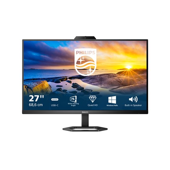 5000 series 27E1N5600HE/00 pantalla para PC 68,6 cm (27") 2560 x 1440 Pixeles Quad HD LCD Negro
