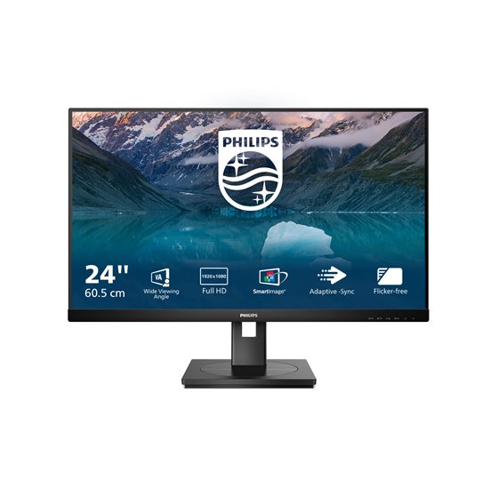 S Line 242S9JML/00 pantalla para PC 61 cm (24") 1920 x 1080 Pixeles Full HD LCD Negro