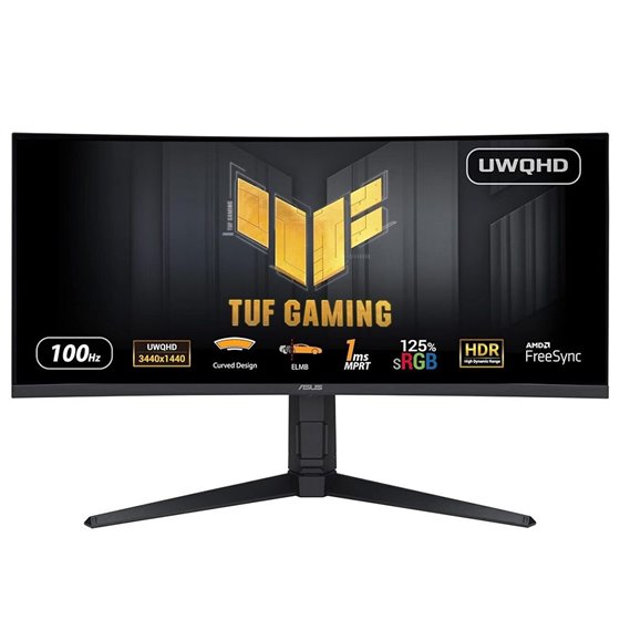 TUF Gaming VG34VQEL1A pantalla para PC 86,4 cm (34") 3440 x 1440 Pixeles LED Negro