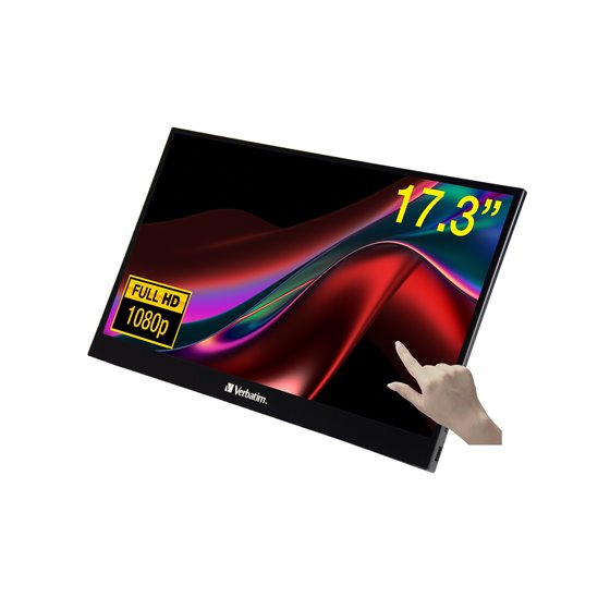 49593 pantalla para PC 43,9 cm (17.3") 1920 x 1080 Pixeles Full HD LCD Pantalla táctil Negro