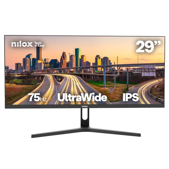 Monitor 29”, FHD, IPS UltraWide, 4ms, 75 Hz, HDMI y DP