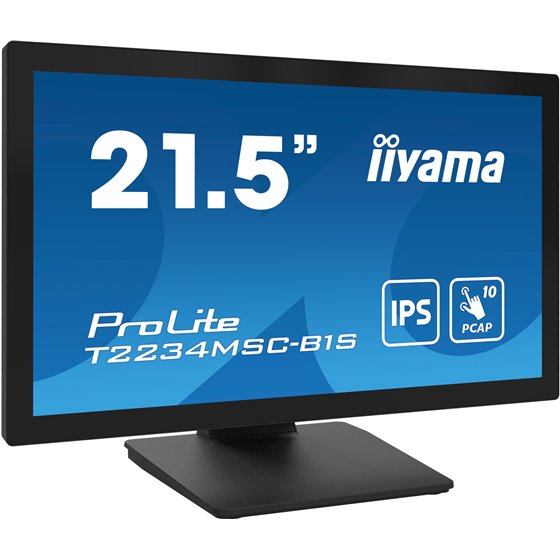 ProLite T2234MSC-B1S pantalla para PC 54,6 cm (21.5") 1920 x 1080 Pixeles Full HD Pantalla táctil Negro