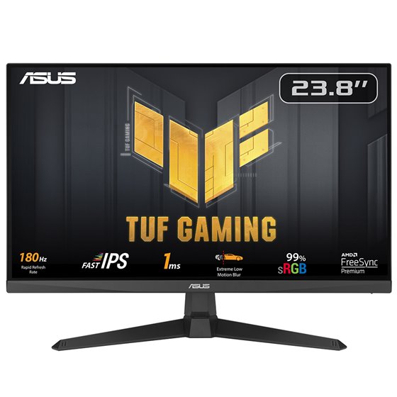 TUF Gaming VG249Q3A pantalla para PC 60,5 cm (23.8") 1920 x 1080 Pixeles Full HD LCD Negro