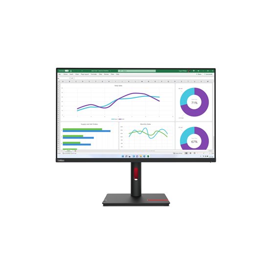 ThinkVision T32h-30 LED display 80 cm (31.5") 2560 x 1440 Pixeles Quad HD Negro