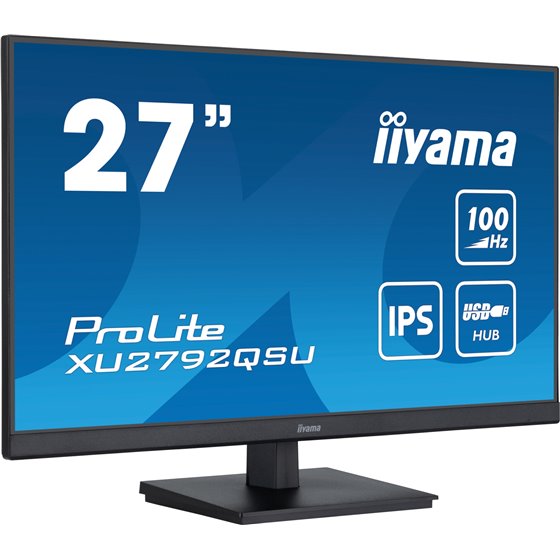 ProLite pantalla para PC 68,6 cm (27") 2560 x 1440 Pixeles Quad HD LED Negro