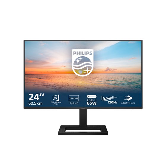 1000 series 24E1N1300AE/00 pantalla para PC 60,5 cm (23.8") 1920 x 1080 Pixeles Full HD LCD Negro