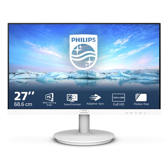 V Line 271V8AW/00 pantalla para PC 68,6 cm (27") 1920 x 1080 Pixeles Full HD LCD Blanco