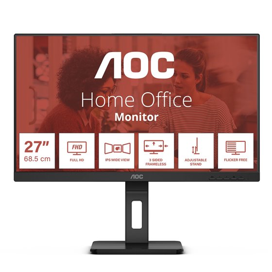 E3 27E3QAF pantalla para PC 68,6 cm (27") 1920 x 1080 Pixeles Full HD LED Negro