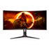 G2 CU34G2XP pantalla para PC 86,4 cm (34") 3440 x 1440 Pixeles UltraWide Quad HD LED Negro, Rojo