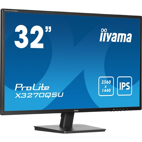 ProLite X3270QSU-B1 pantalla para PC 80 cm (31.5") 2560 x 1440 Pixeles Wide Quad HD LED Negro