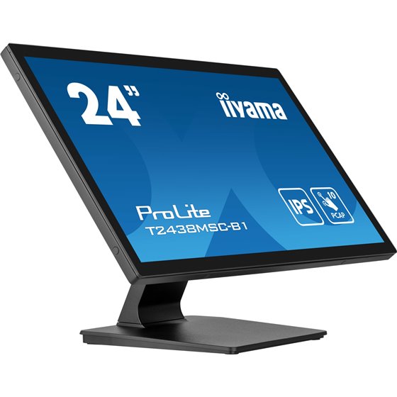 ProLite T2438MSC-B1 pantalla para PC 60,5 cm (23.8") 1920 x 1080 Pixeles Full HD LED Pantalla táctil Negro