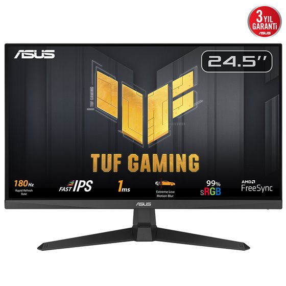 TUF Gaming VG259Q3A pantalla para PC 62,2 cm (24.5") 1920 x 1080 Pixeles Full HD LED Negro